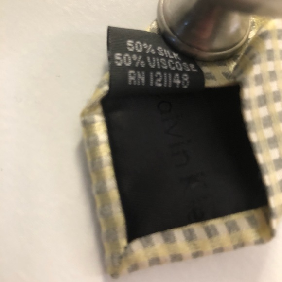 Calvin Klein tie soft yellow - Picture 5 of 5